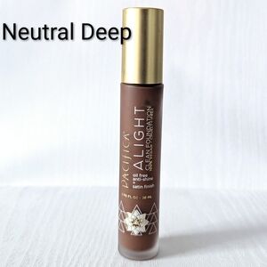 Pacifica Alight Anti-Shine Clean Foundation Satin Finish Vegan 02ND NEUTRAL DEEP